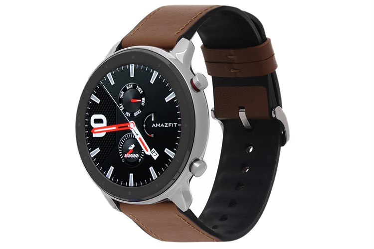 Đồng hồ thông minh Huami Amazfit GTR 47mm dây da Màu Nâu