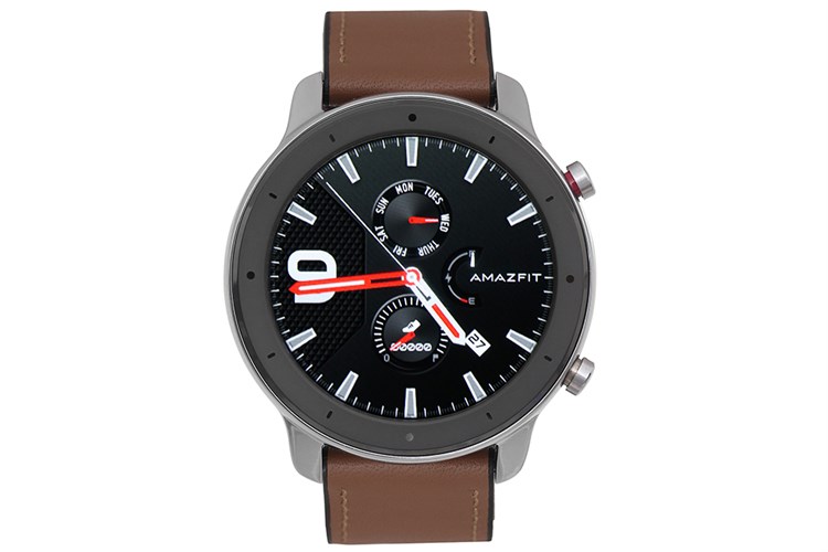 Đồng hồ thông minh Huami Amazfit GTR 47mm dây da Màu Nâu