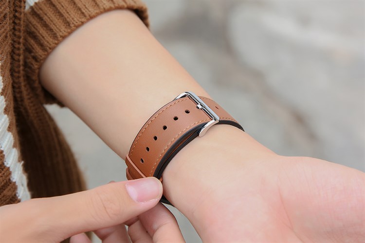 Đồng hồ thông minh Huami Amazfit GTR 47mm dây da Màu Nâu