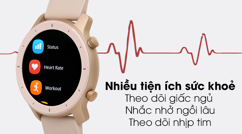 Đồng hồ thông minh Huami Amazfit GTR 42mm hồng