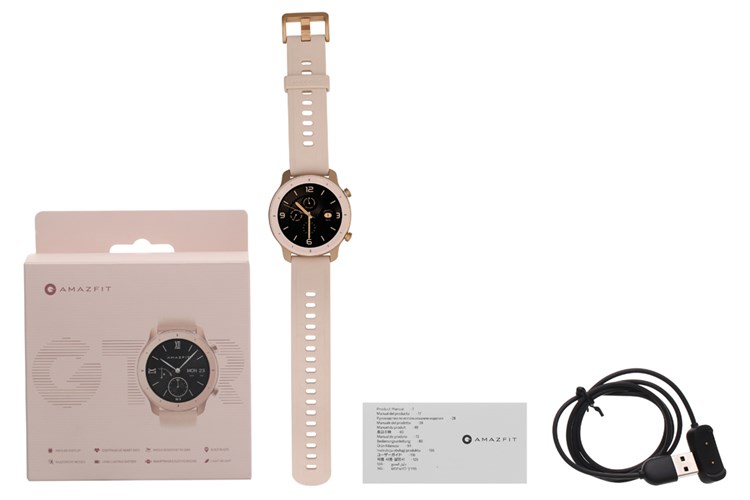 Đồng hồ thông minh Huami Amazfit GTR 42mm hồng Màu Hồng