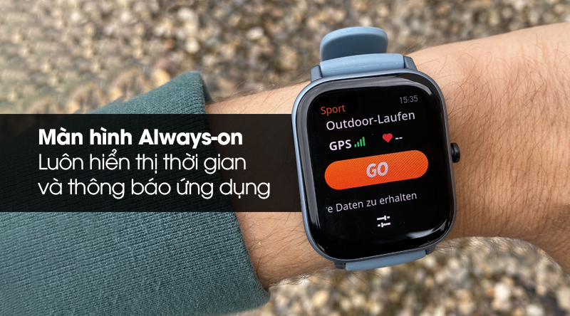 Đồng hồ thông minh Huami Amazfit GTS xanh dương