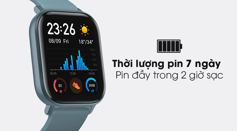 Đồng hồ thông minh Huami Amazfit GTS xanh dương