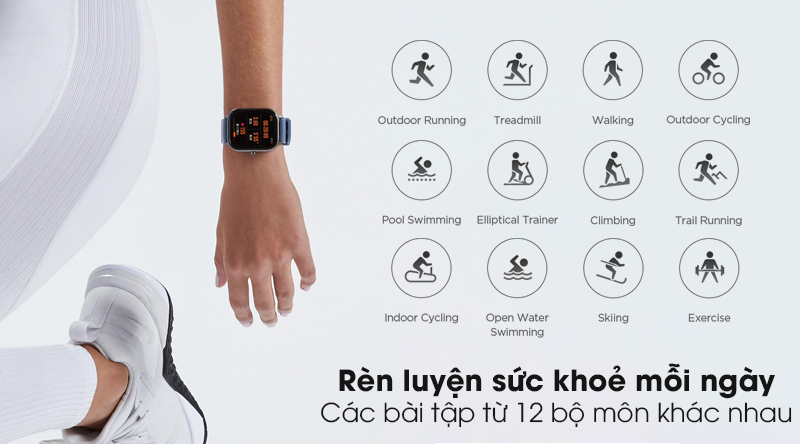 Đồng hồ thông minh Huami Amazfit GTS xanh dương