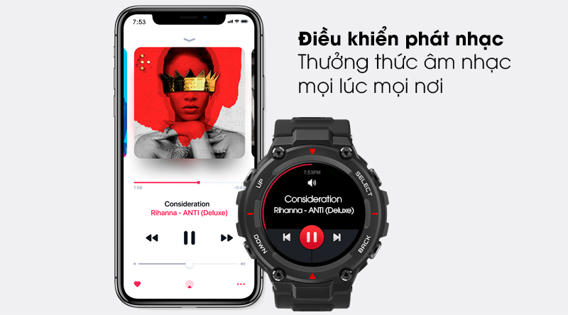 Đồng hồ thông minh Huami Amazfit T-Rex Đen