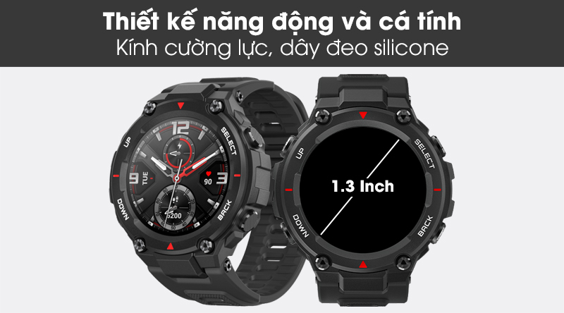 Đồng hồ thông minh Huami Amazfit T-Rex Đen