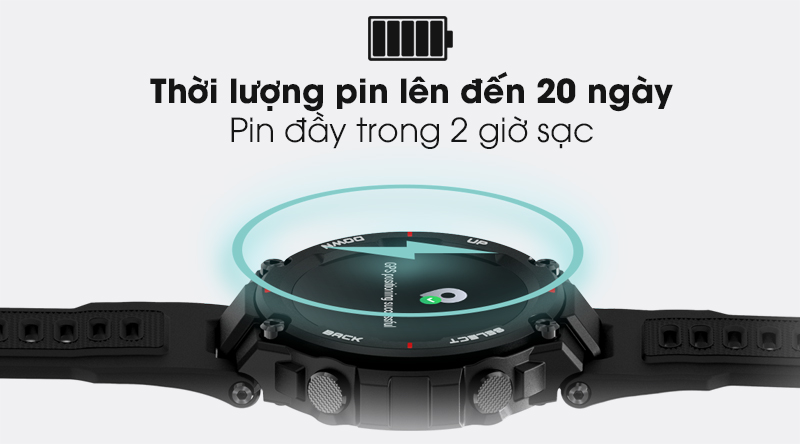Đồng hồ thông minh Huami Amazfit T-Rex Đen