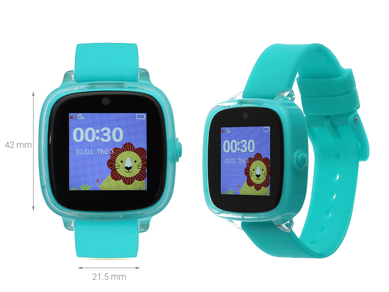 Đồng hồ định vị trẻ em Oaxis MyFirst Fone D2 Xanh