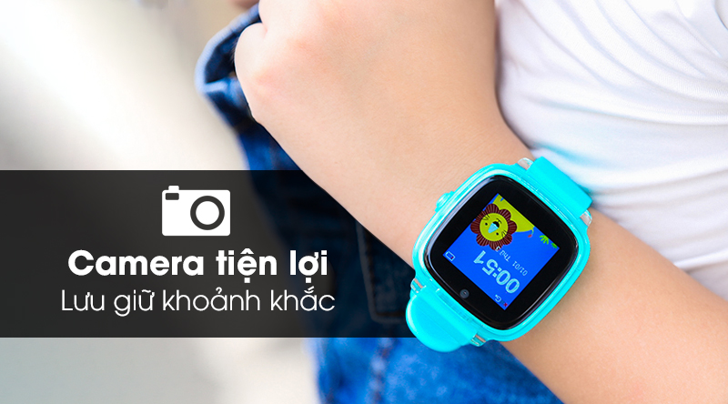 Đồng hồ định vị trẻ em Oaxis MyFirst Fone D2 Xanh