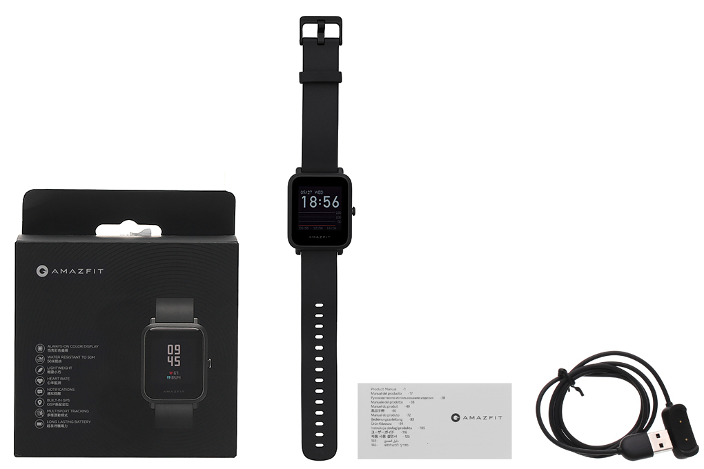 Đồng hồ thông minh Huami Amazfit Bip S Màu Đen