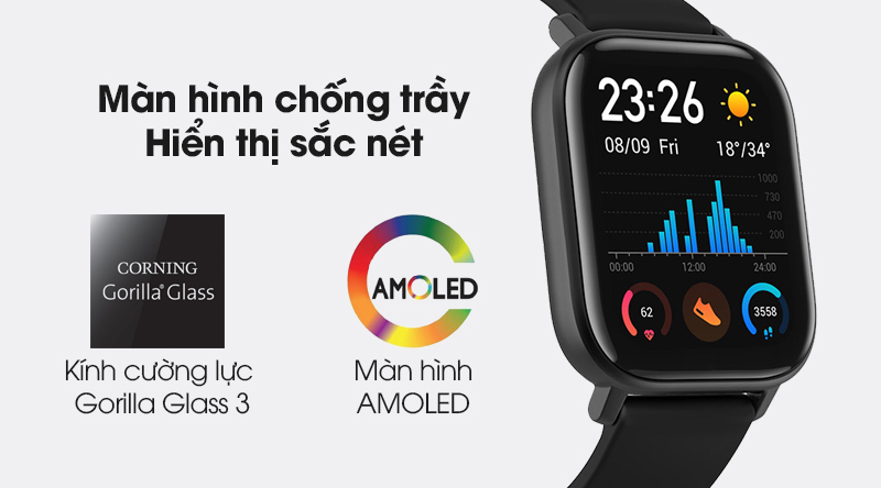 Đồng hồ thông minh Huami Amazfit GTS đen