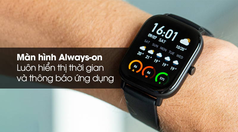 Đồng hồ thông minh Huami Amazfit GTS đen