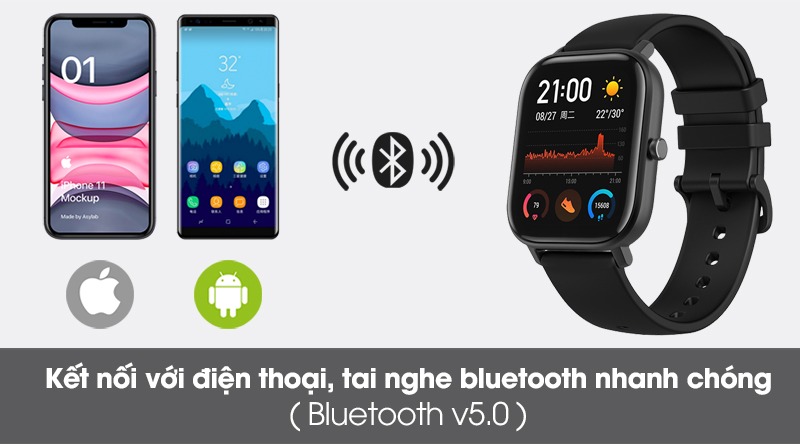 Đồng hồ thông minh Huami Amazfit GTS đen