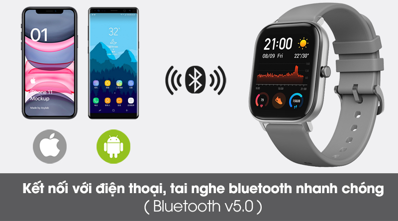 Đồng hồ thông minh Huami Amazfit GTS xám