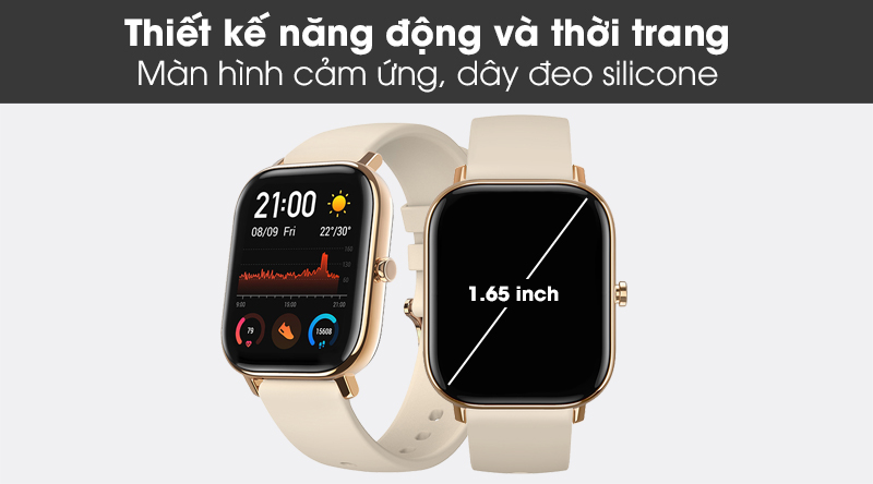 Đồng hồ thông minh Huami Amazfit GTS vàng