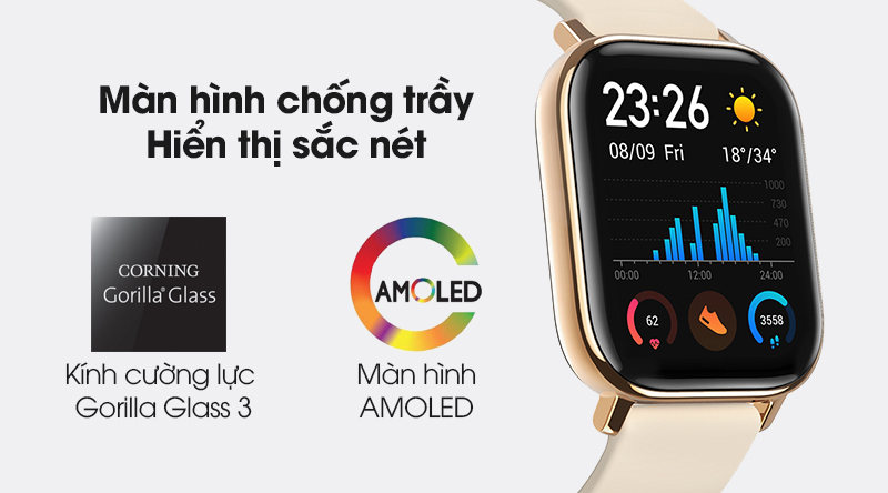 Đồng hồ thông minh Huami Amazfit GTS vàng