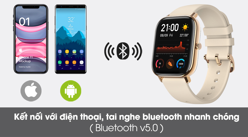 Đồng hồ thông minh Huami Amazfit GTS vàng