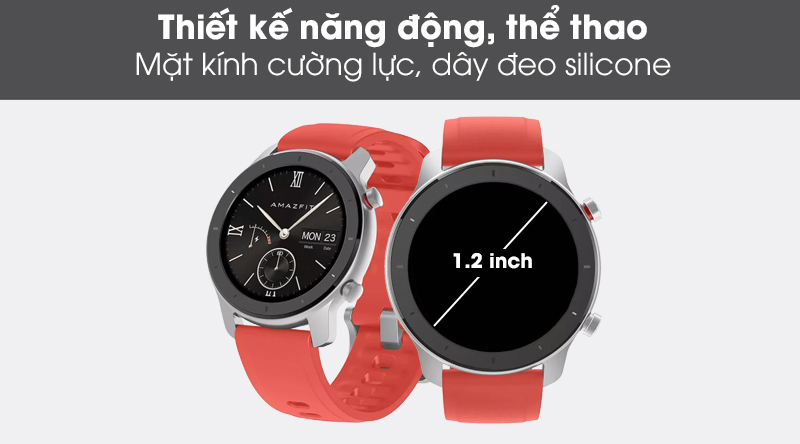 Đồng hồ thông minh Huami Amazfit GTR 42mm đỏ