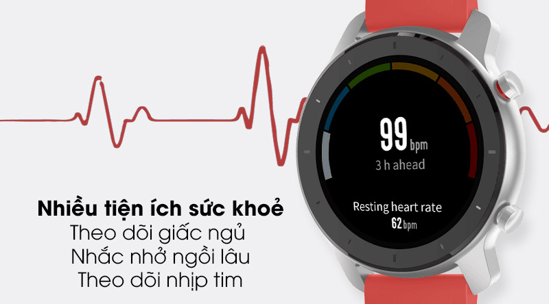 Đồng hồ thông minh Huami Amazfit GTR 42mm đỏ