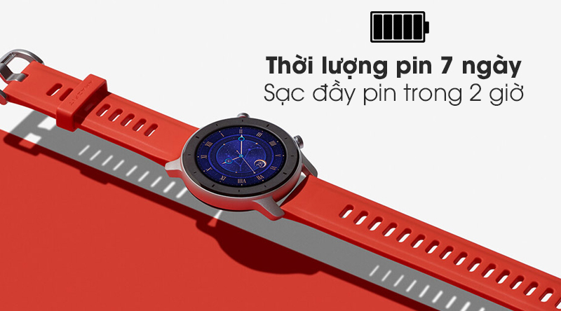 Đồng hồ thông minh Huami Amazfit GTR 42mm đỏ