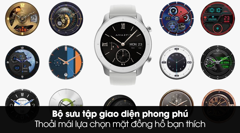 Đồng hồ thông minh Huami Amazfit GTR 42mm trắng