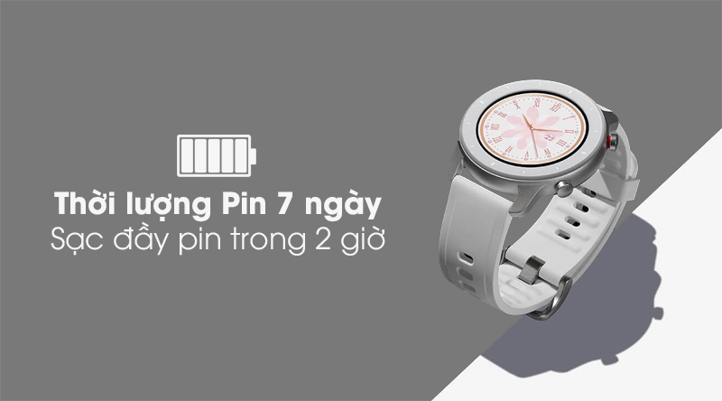 Đồng hồ thông minh Huami Amazfit GTR 42mm trắng