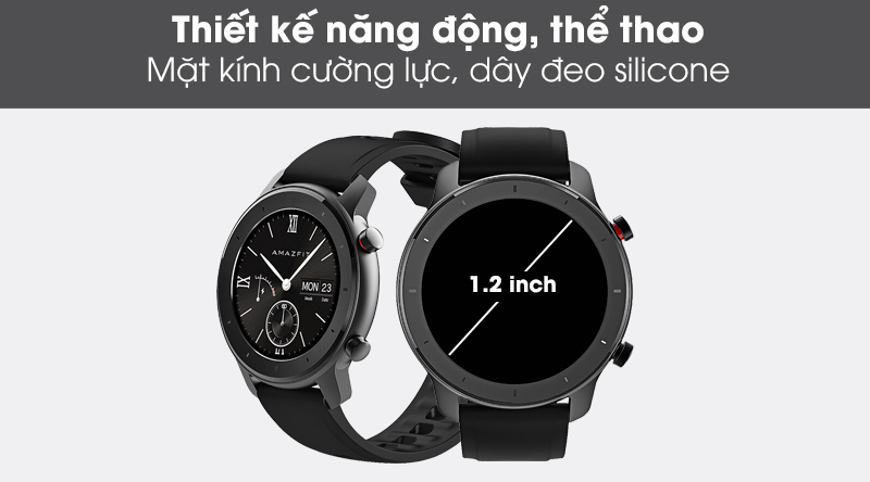 Đồng hồ thông minh Huami Amazfit GTR 42mm đen