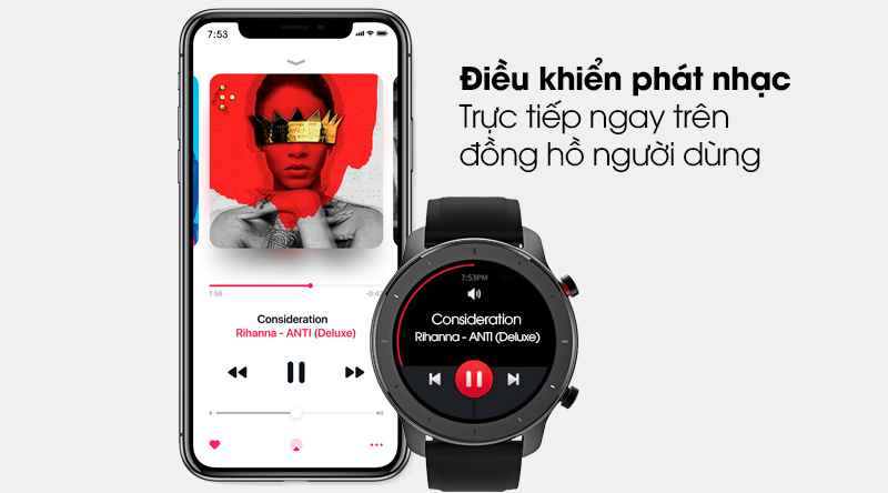 Đồng hồ thông minh Huami Amazfit GTR 42mm đen
