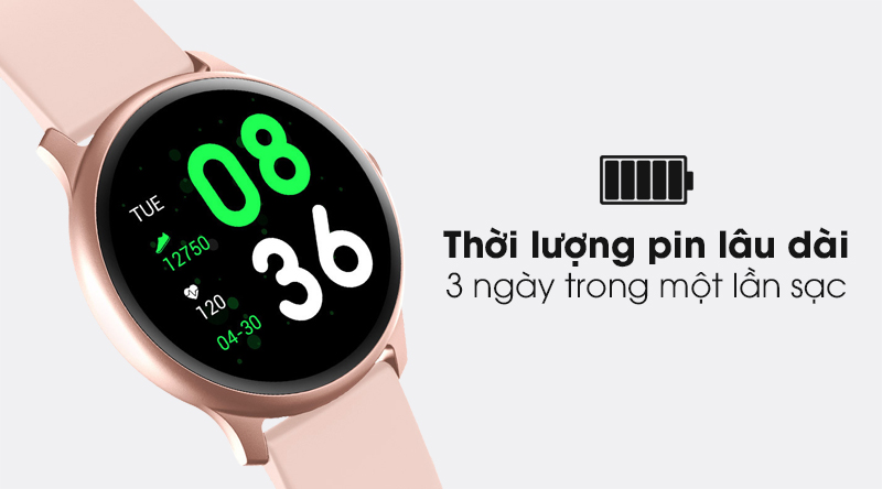 Đồng hồ thông minh BeU Fit KW19 hồng