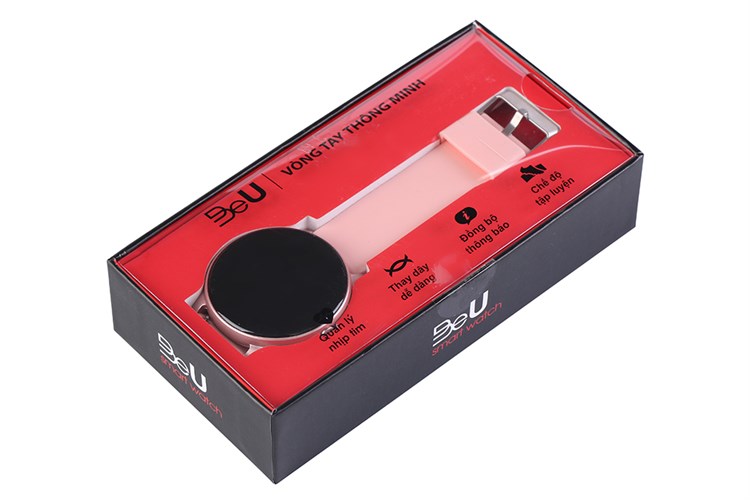 Đồng hồ thông minh BeU Fit KW19 hồng