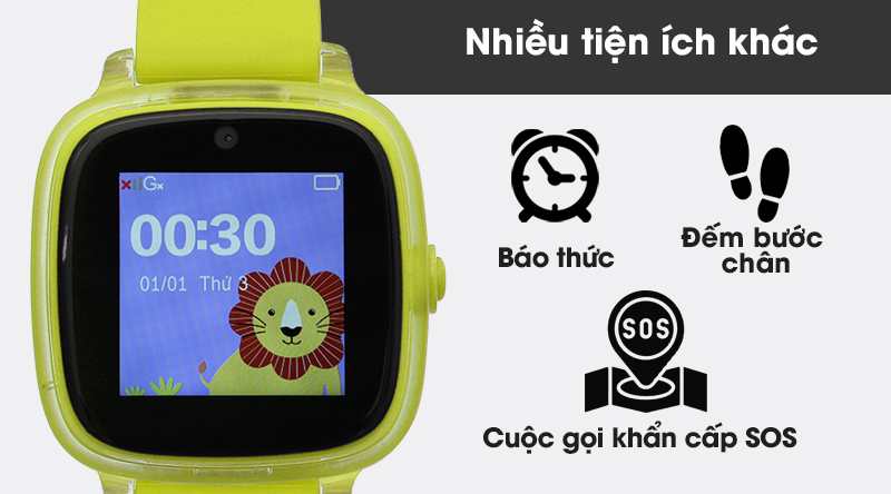 Đồng hồ định vị trẻ em Oaxis MyFirst Fone D2 Vàng