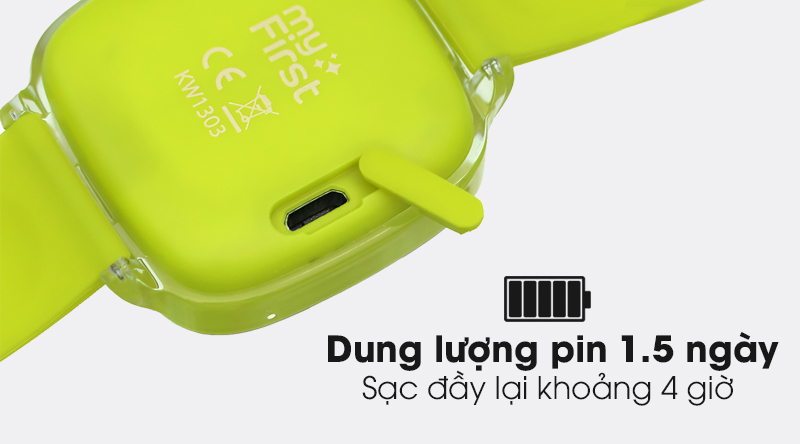 Đồng hồ định vị trẻ em Oaxis MyFirst Fone D2 Vàng