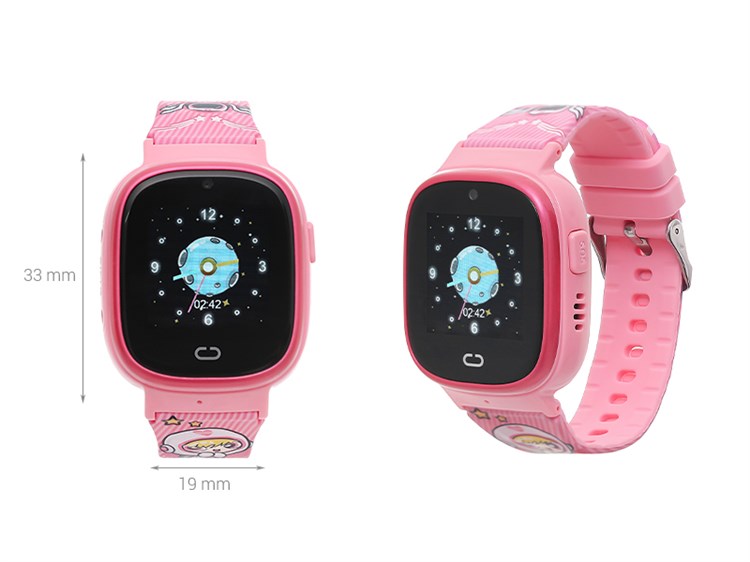 Đồng hồ định vị trẻ em Kidcare 08S Màu Hồng