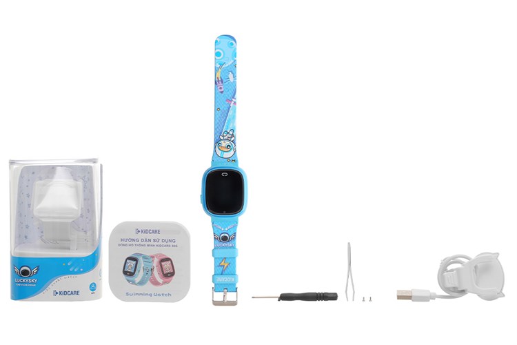 Đồng hồ định vị trẻ em Kidcare 08S Màu Xanh Dương