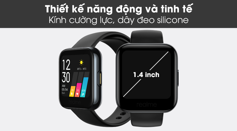 Đồng hồ thông minh Realme Watch dây silicone