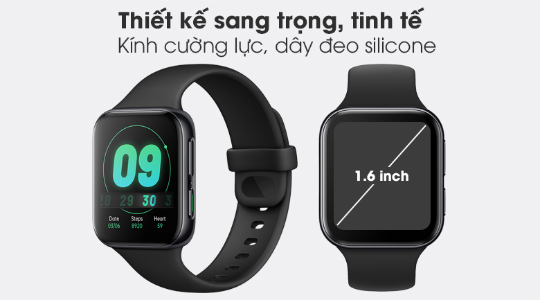 Oppo Watch 41mm dây silicone đen