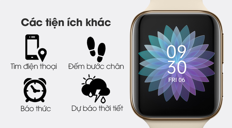 Đồng hồ thông minh Oppo Watch 46mm Vàng Đồng