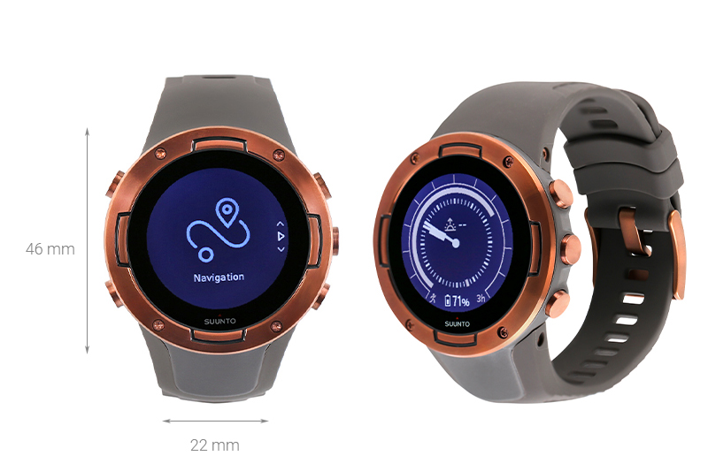 Đồng hồ thông minh Suunto 5 46mm Xám