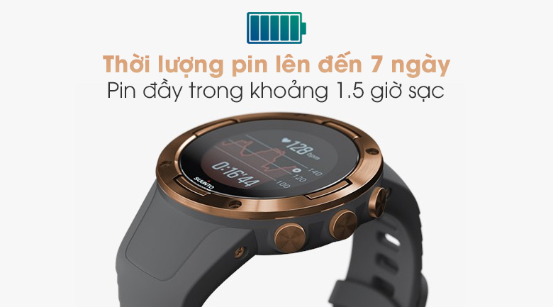Đồng hồ thông minh Suunto 5 46mm Xám