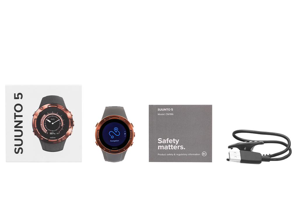 Đồng hồ thông minh Suunto 5 46mm Xám Màu Xám