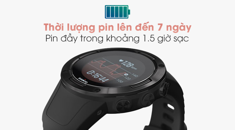 Đồng hồ thông minh Suunto 5 46mm Đen