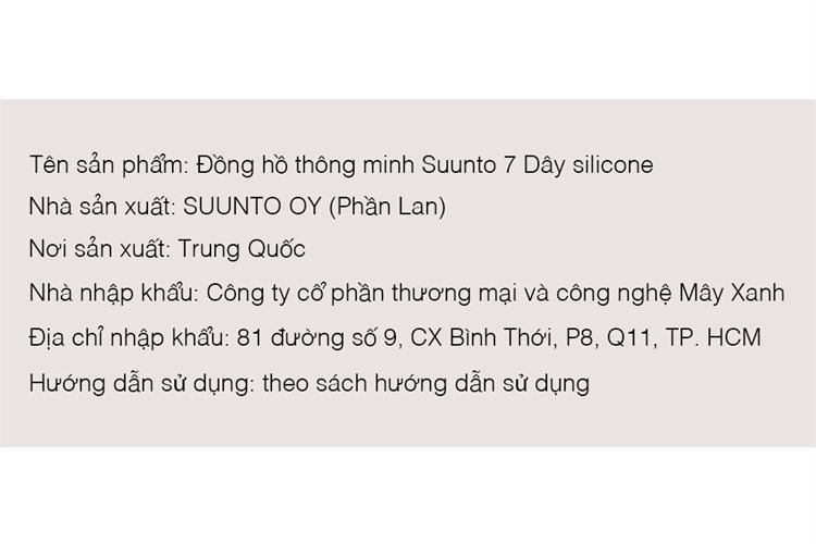 Đồng hồ thông minh Suunto 7 50mm Màu Đen - Xanh lá