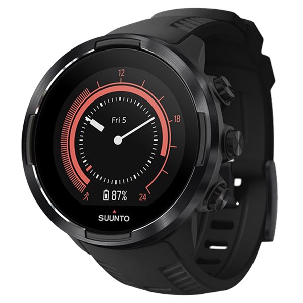 Đồng Hồ Thông Minh Suunto 9 Baro Dây Silicon Đen