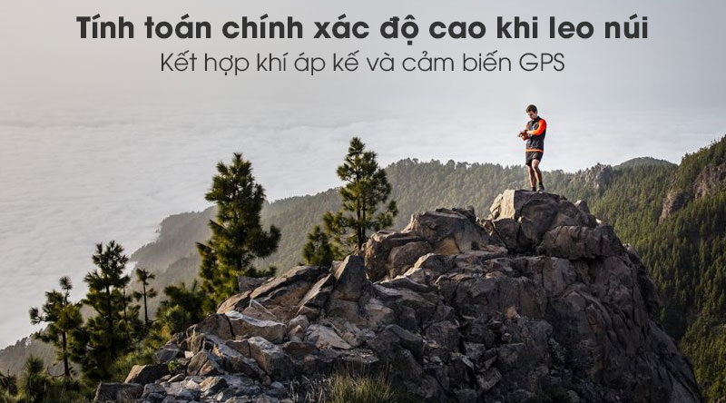 Đồng hồ thông minh Suunto 9 Baro Titanium 50mm Đen