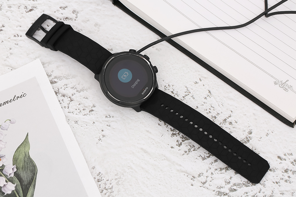 Đồng hồ thông minh Suunto 9 Baro Titanium 50mm Đen Màu Đen