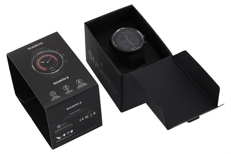 Đồng hồ thông minh Suunto 9 Baro Titanium 50mm Đen Màu Đen