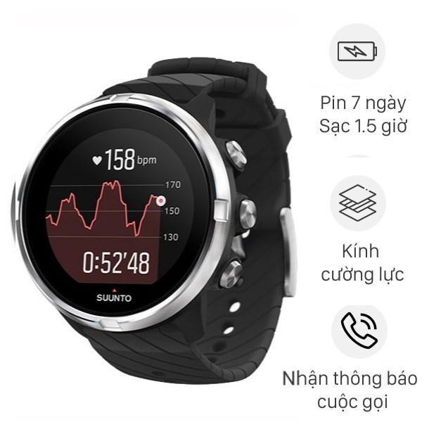 Đồng hồ thông minh Suunto 9 50mm