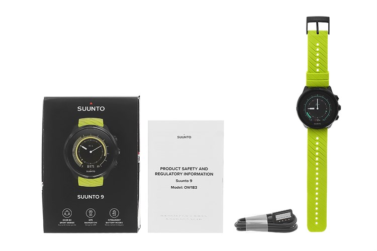 Đồng hồ thông minh Suunto 9 50mm Màu Xanh lá