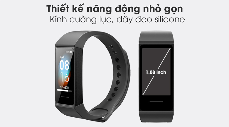 Vòng đeo tay thông minh Mi Band 4C với thiết kế nhỏ gọn, năng động