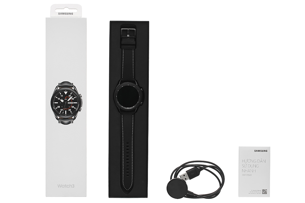 Đồng hồ thông minh Samsung Galaxy Watch 3 45mm Đen Màu Đen